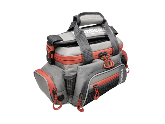 4007 Flambeau Pro-Angler Tackle Bag (Grey/Red)