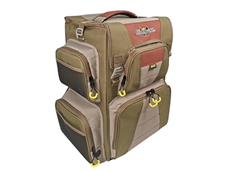  Customer reviews: Flambeau Outdoors R50BK-1 "IKE"  Ritual 50 Backpack, Fishing Organizer Backpack with Hard Organizers Inside  - Gray/Red