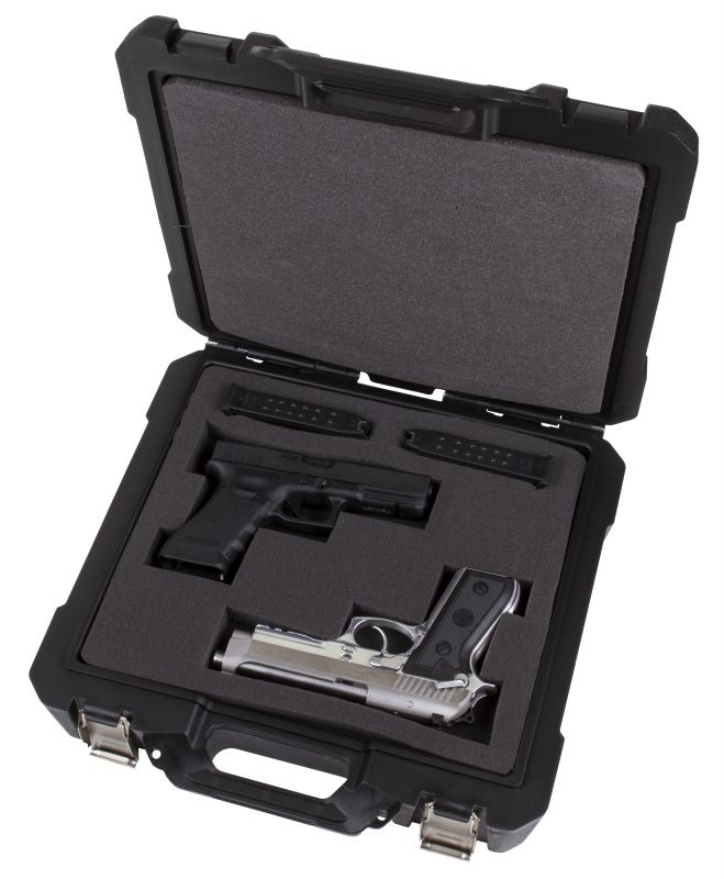 in wall pistol safe
